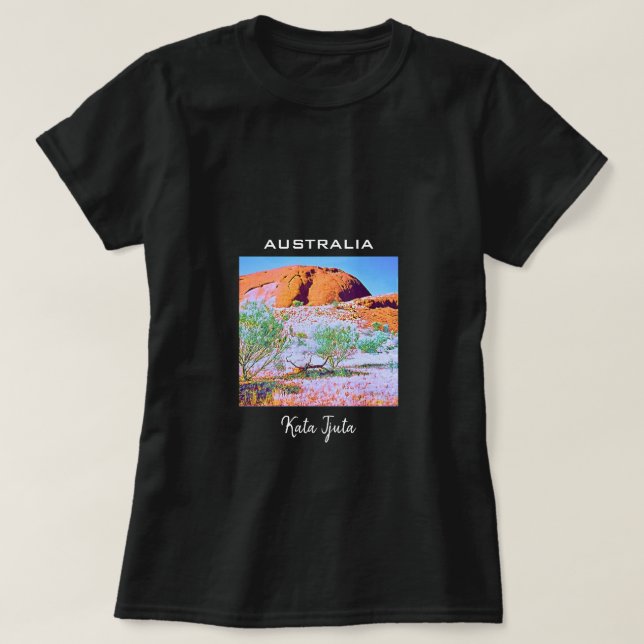 Camiseta Kata Tjuta El viaje a las Olgas Central Australia (Diseño del anverso)