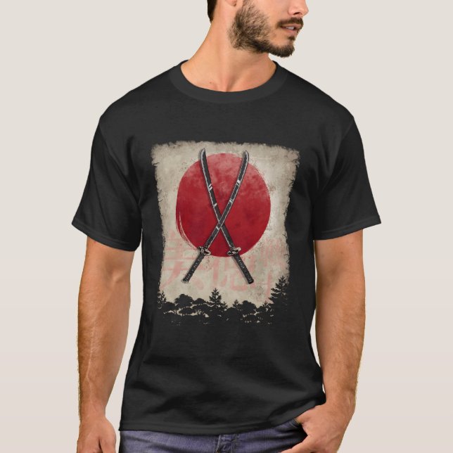 Camiseta Katana Espada Japón Espada de Samurai (Anverso)