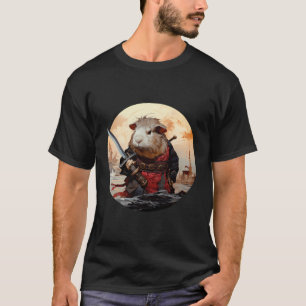 Camiseta Katana, Mascota divertida de Pig Samurai