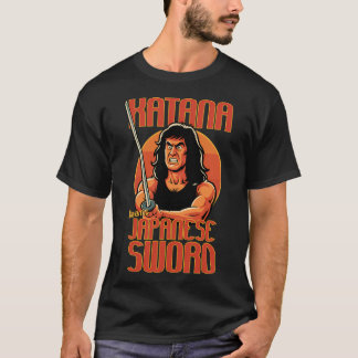 Camiseta Katana significa espada japonesa