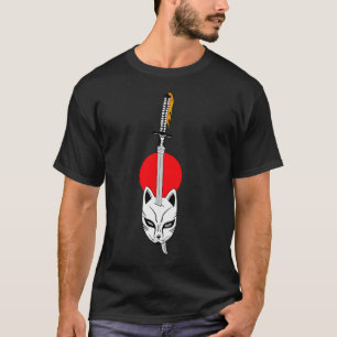 Camiseta Katana y máscara