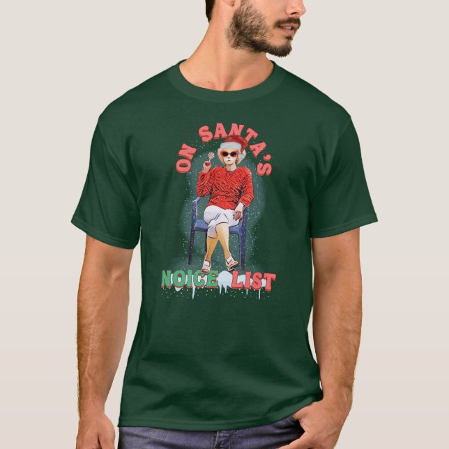 Camiseta Kath and Kim Christmas Noice List Funny with Lolli (Anverso)