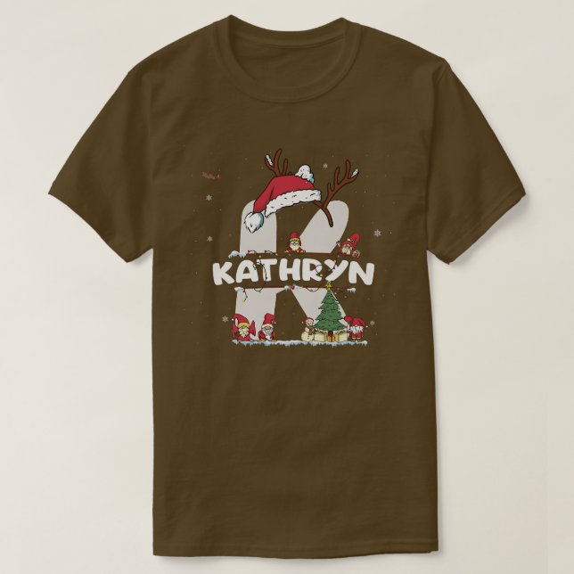 Camiseta Kathryn Christmasw Kathryn Nombre para divertidas  (Diseño del anverso)