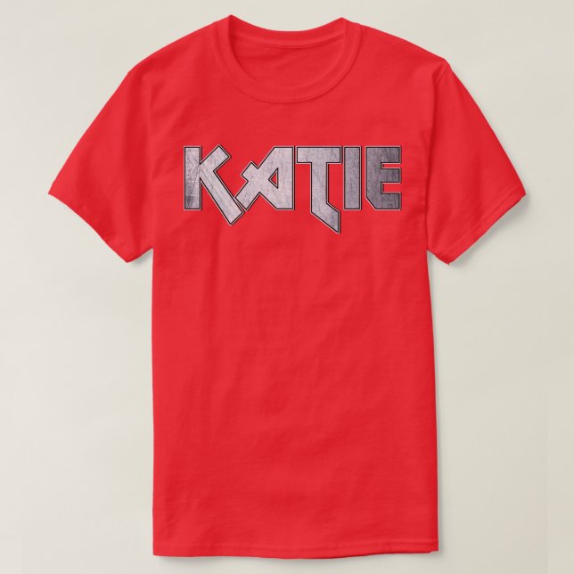 Camiseta Katie metalizado fuerte (Diseño del anverso)