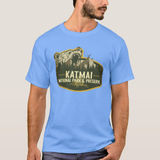 Camiseta Katmai National Park And Preserve Alaska Retro Bad