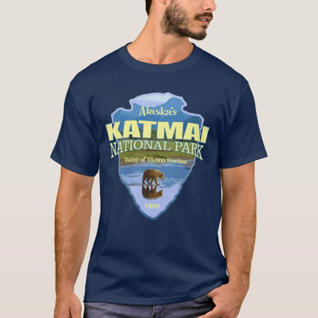 Camiseta Katmai (punta de flecha) (Anverso)
