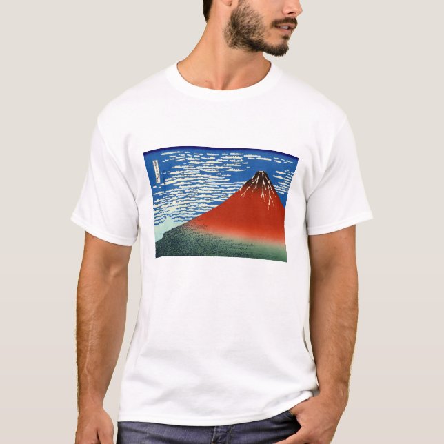 Camiseta Katsushika Hokusai - Buen Viento, Buenos Días (Anverso)