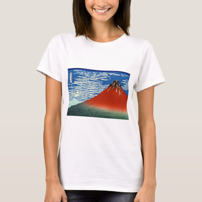 Camiseta Katsushika Hokusai - Buen Viento, Buenos Días (Anverso)
