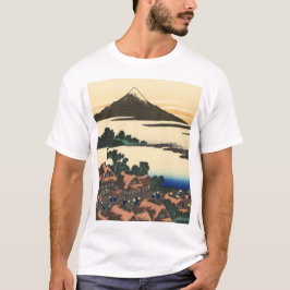 Camiseta Katsushika Hokusai Dawn en la provincia de Kai