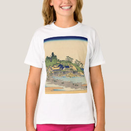 Camiseta Katsushika Hokusai Enoshima en la provincia de Sag