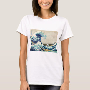Camiseta Katsushika Hokusai - La gran ola de Kanagawa