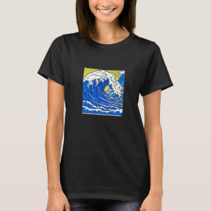 Camiseta Katsushika Hokusai La gran ola de Kanagawa P