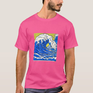 Camiseta Katsushika Hokusai La gran ola de Kanagawa P