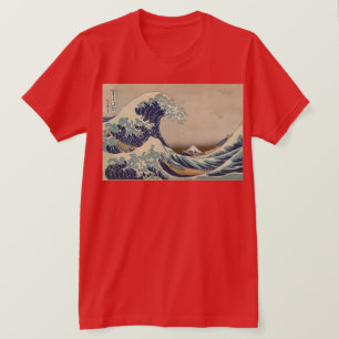 Camiseta Katsushika Hokusai: La Gran Ola en Kanagawa