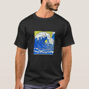 Camiseta Katsushika Hokusai La Gran Ola frente a Kanagawa