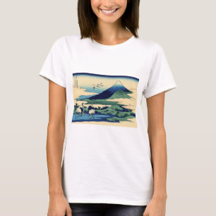 Camiseta Katsushika Hokusai - Umegawa en la provincia de Sa