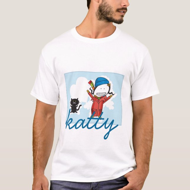 Camiseta Katty y gatito (Anverso)