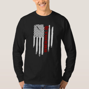 Camiseta Katy Tigers Katy Texas Bandera estadounidense 1