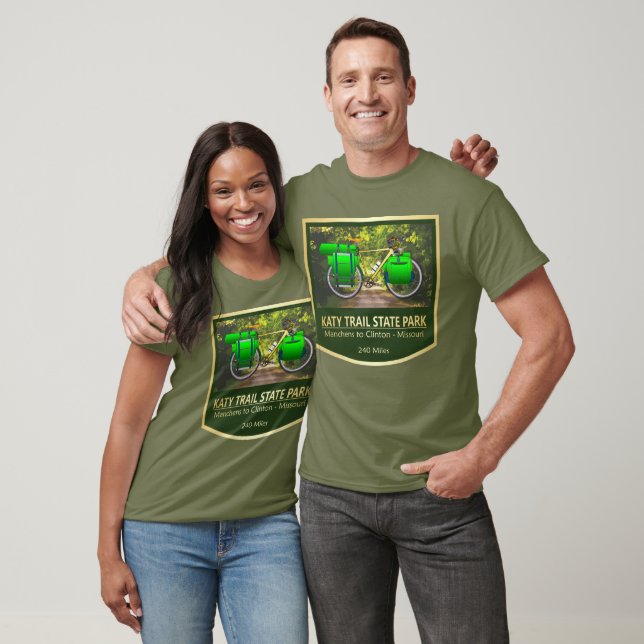 Camiseta Katy Trail (bike2) (Unisexo)