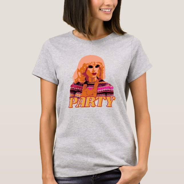 Camiseta Katya Zamo Fiesta Graffiti Pop-Art RPDR (Anverso)