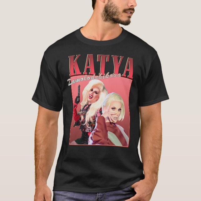 Camiseta Katya Zamolodchikova Retro Design Classic T-Shirt (Anverso)