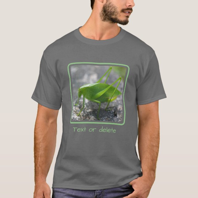 Camiseta Katydid Grasshopper Personalizado (Anverso)