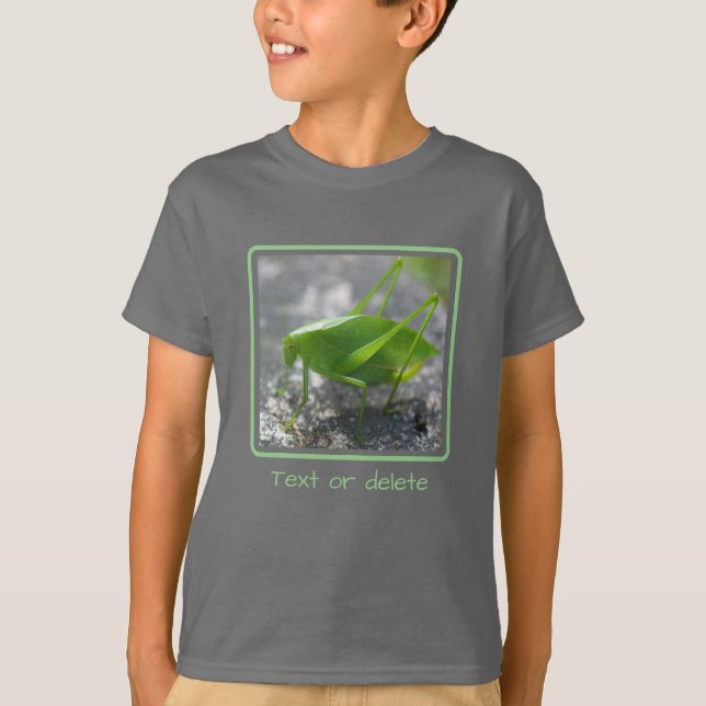 Camiseta Katydid Grasshopper Personalizado (Anverso)
