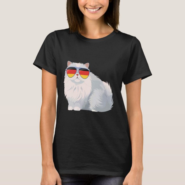 Camiseta Katze deutsch Deutschland Katzen l (Anverso)