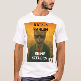 Camiseta Katzen Zahlen Keine Steuern