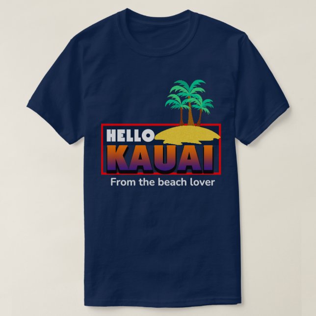 Camiseta Kauai (Diseño del anverso)