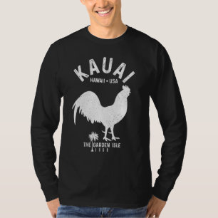 Camiseta Kauai 1959 La Vendimia De Pollo Jardín Hawaii