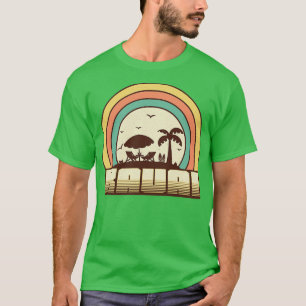 Camiseta Kauai Beach Retro Sunset Style