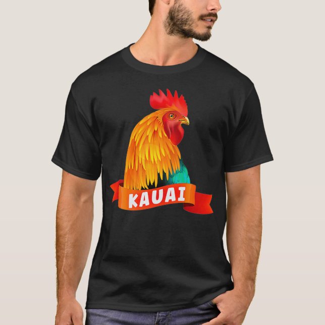 Camiseta Kauai Chicken Tshirts Rooster Estilo de época Jard (Anverso)