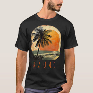 Camiseta Kauai Hawaii Aloha Beach Vacaciones Vintage Sunset