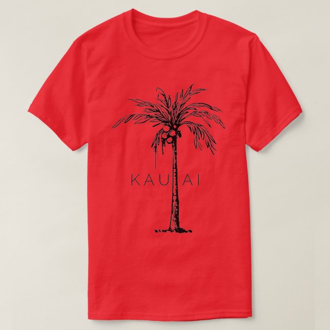 Camiseta Kauai Hawaii ALOHA desde la isla (Diseño del anverso)