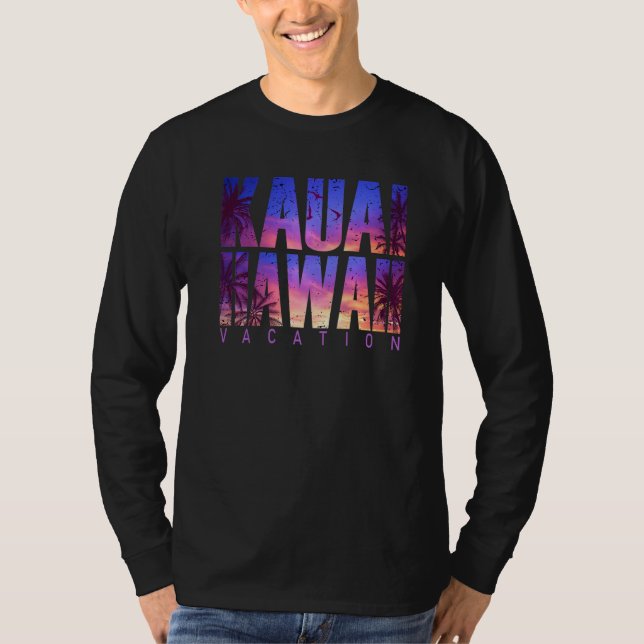 Camiseta Kauai Hawaii Beach Summer Vacation Matching Family (Anverso)