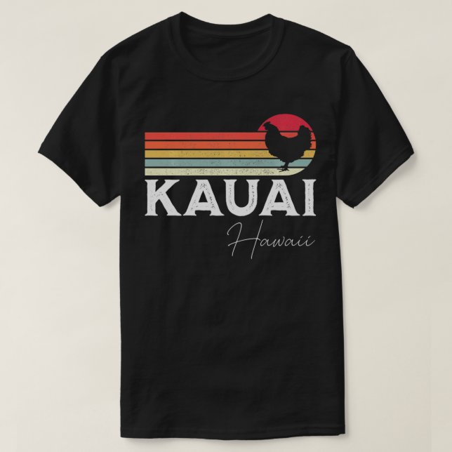Camiseta Kauai Hawaii Chicken Lover Souvenir 1 (Diseño del anverso)