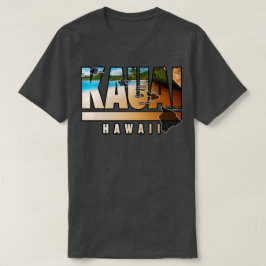 Camiseta Kauai Hawaii Con Islas Hawaianas