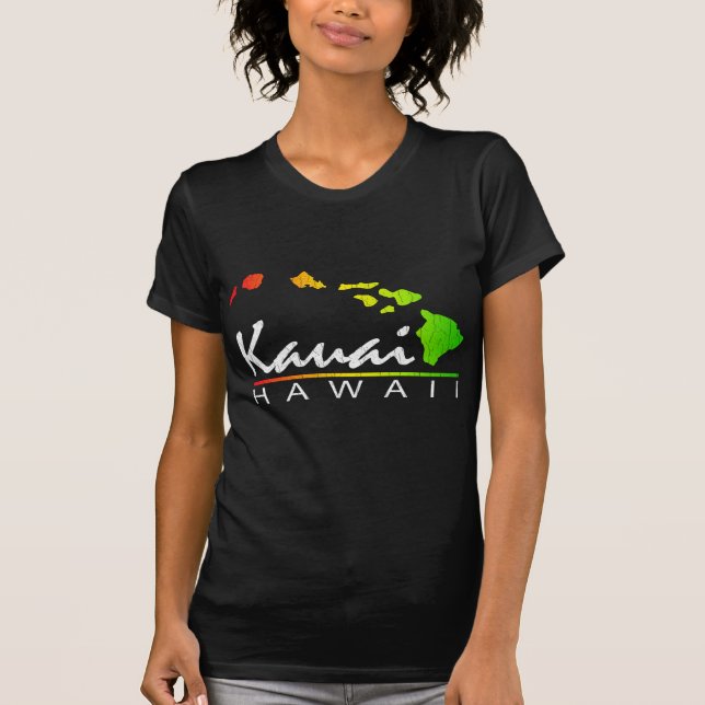 Camiseta KAUAI Hawaii (diseño apenado) (Anverso)