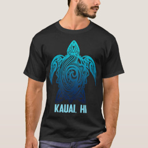 Camiseta Kauai Hawaii Tribal Sea Turtle Hawaii Surfer Scu