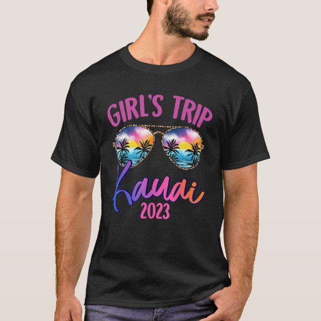 Camiseta Kauai Hawaiian 2023 Girls Trip Sunglasses Summer G (Anverso)