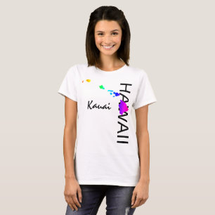 CAMISETA KAUAI - ISLAS HAWAII NEON RAINBOW