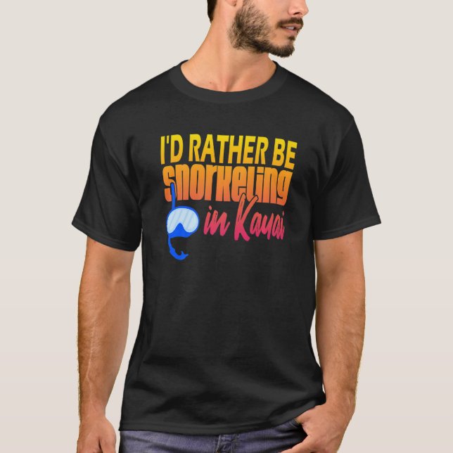 Camiseta Kauai Snorkeling (Anverso)
