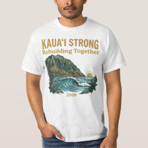 Camiseta Kauai Strong Huracán Lowell 2026 Reconstruyendo Ju