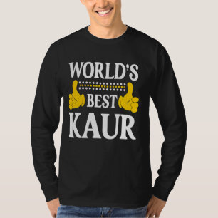 Camiseta Kaur Surname Funny Team Family Apellido World's B