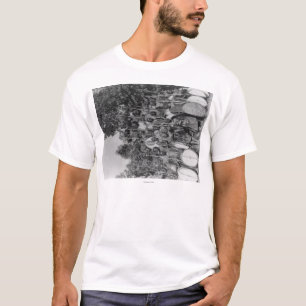 Camiseta Kavirondos con las lanzas y la fotografía de los