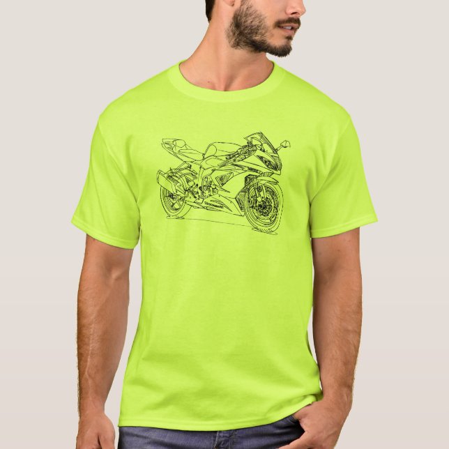 Camiseta Kaw Ninja ZX6R 2013 (Anverso)