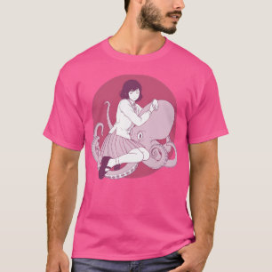 Camiseta Kawai, Chica del Octopus de Anime