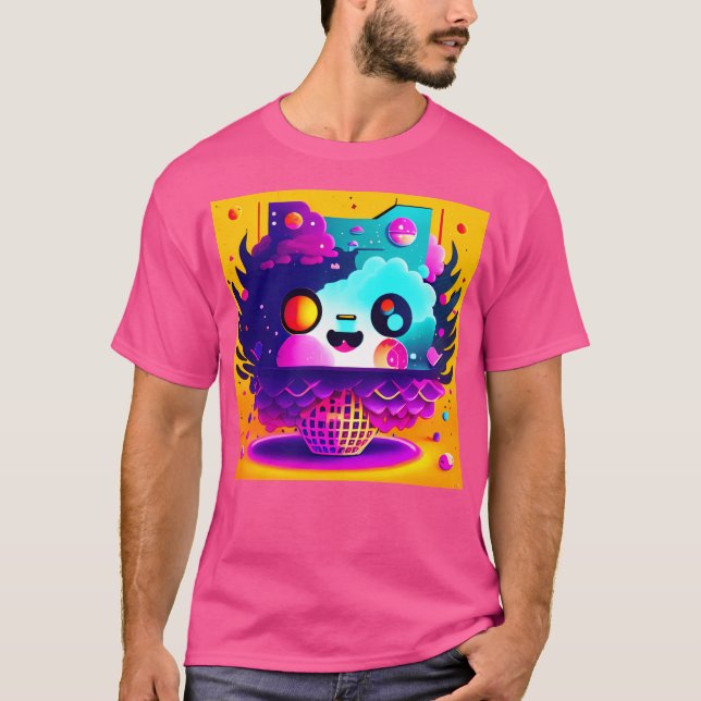 Camiseta Kawaii Abstracciones Ii (Anverso)