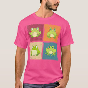 Camiseta Kawaii Amphibian Pop Art Cute